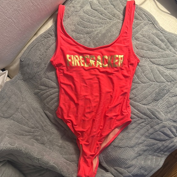 Xhilaration Other - Pink fun One Piece Swimsuit